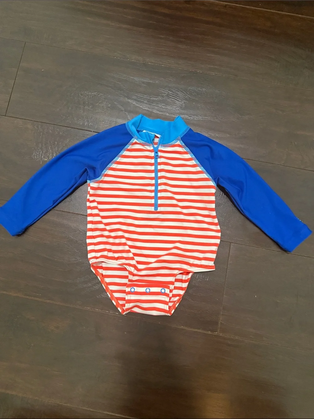 Coolibar baby Long-Sleeve Rash Guard One-Piece Swimsuit